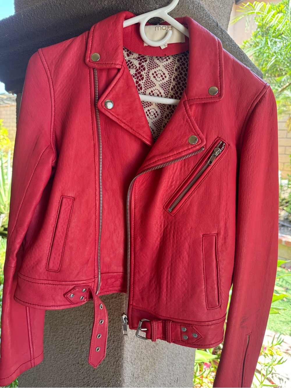 Maje Leather Jacket